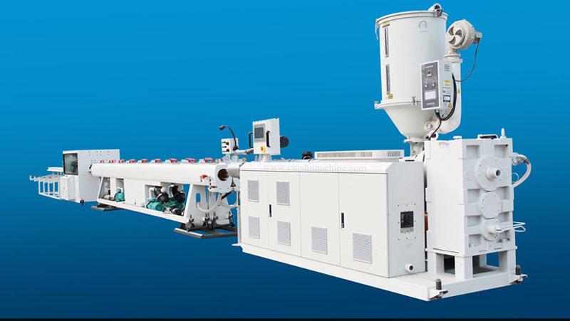100% Original China Plastic Machine PVC Conical Twin Screw Extruder for Pipe Profile Sheet Extrusion